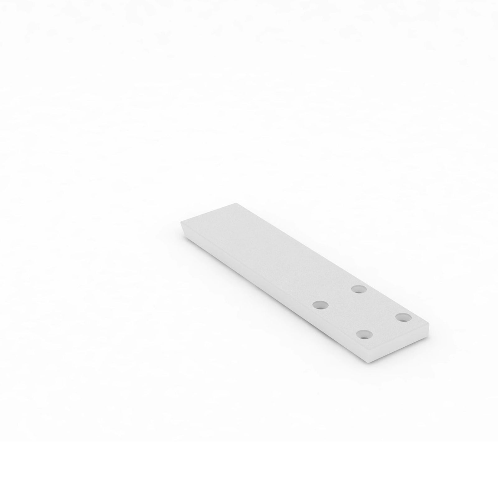 Hidden Granite Countertop Flat White Bracket - 10" size. Amazing concealed support for countertops, bars, and more.