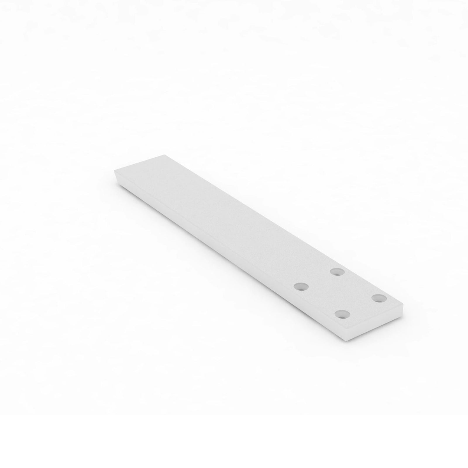 Hidden Granite Countertop Flat White Bracket - 14" size. Concealed support for countertops, bars, and more.