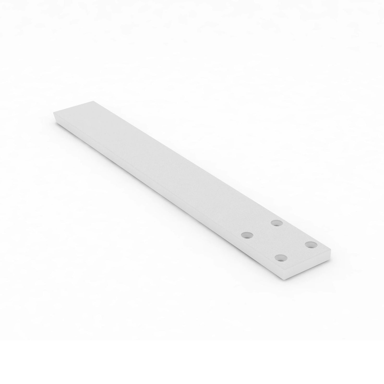 Hidden Granite Countertop Flat White Bracket - 18" size. Concealed support for countertops, bars, and more.