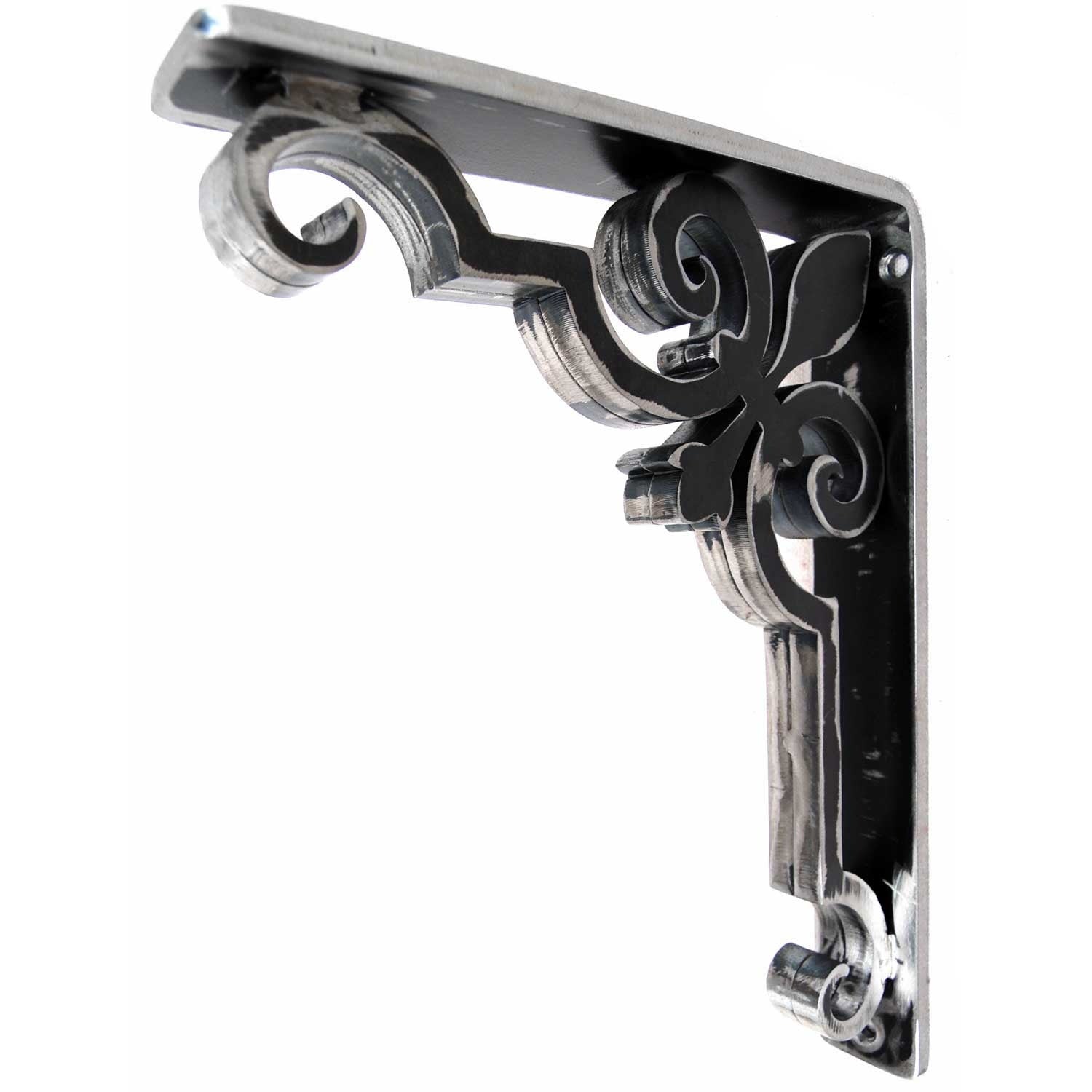 1.5-inch wide Charlotte Corbel in Unfinished Iron Ready For Paint