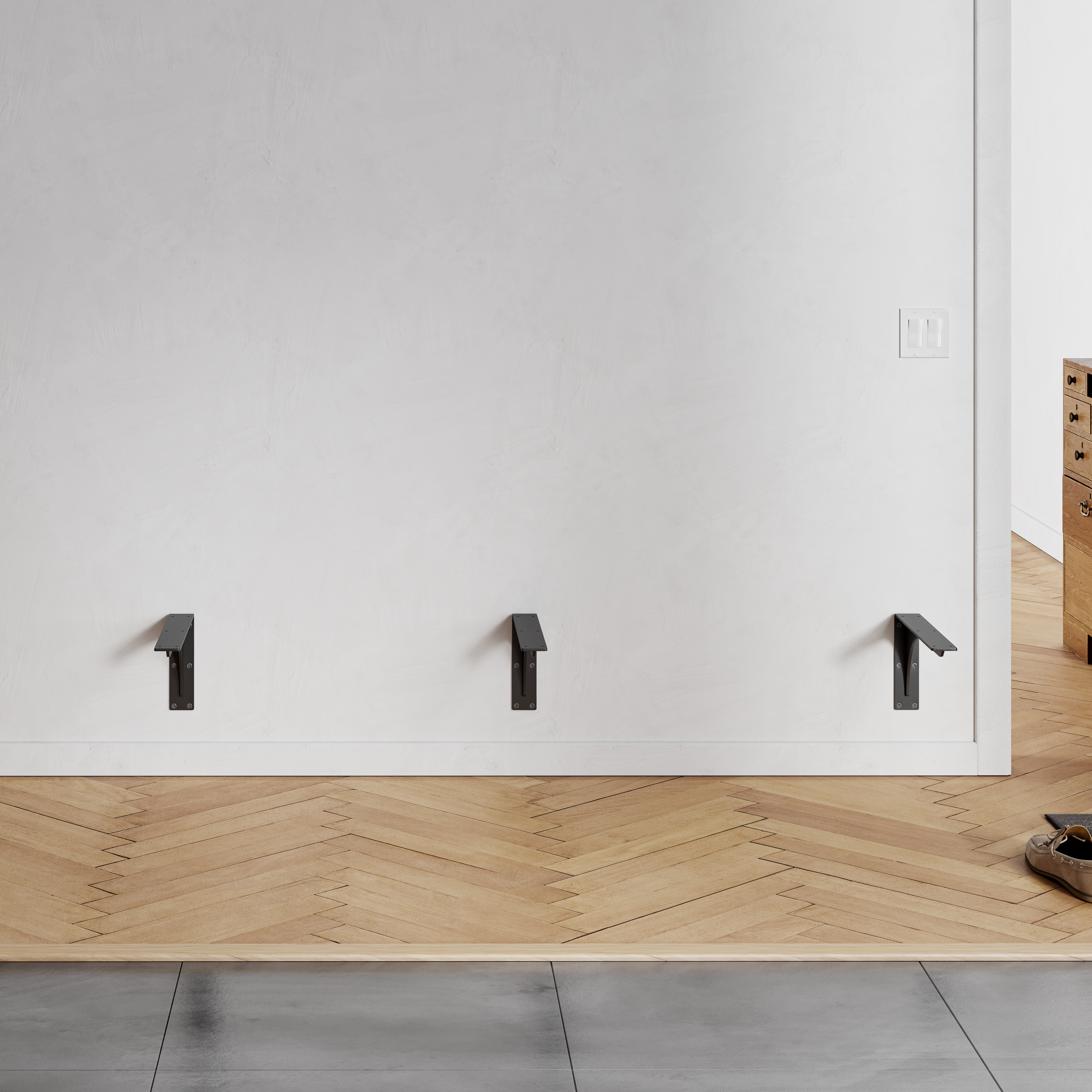 Heavy Duty Floating Bench Bracket