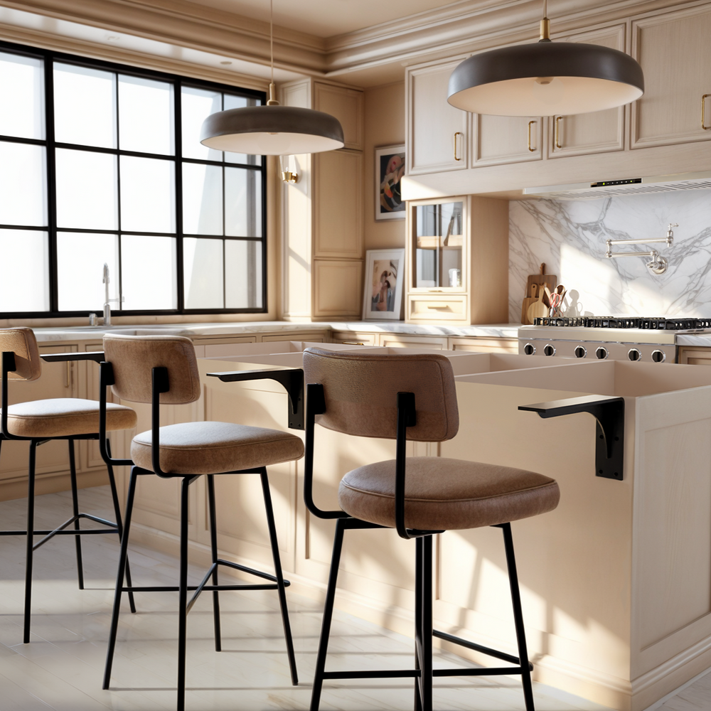 HD Front Mount Countertop L Brackets | Countertop Supports