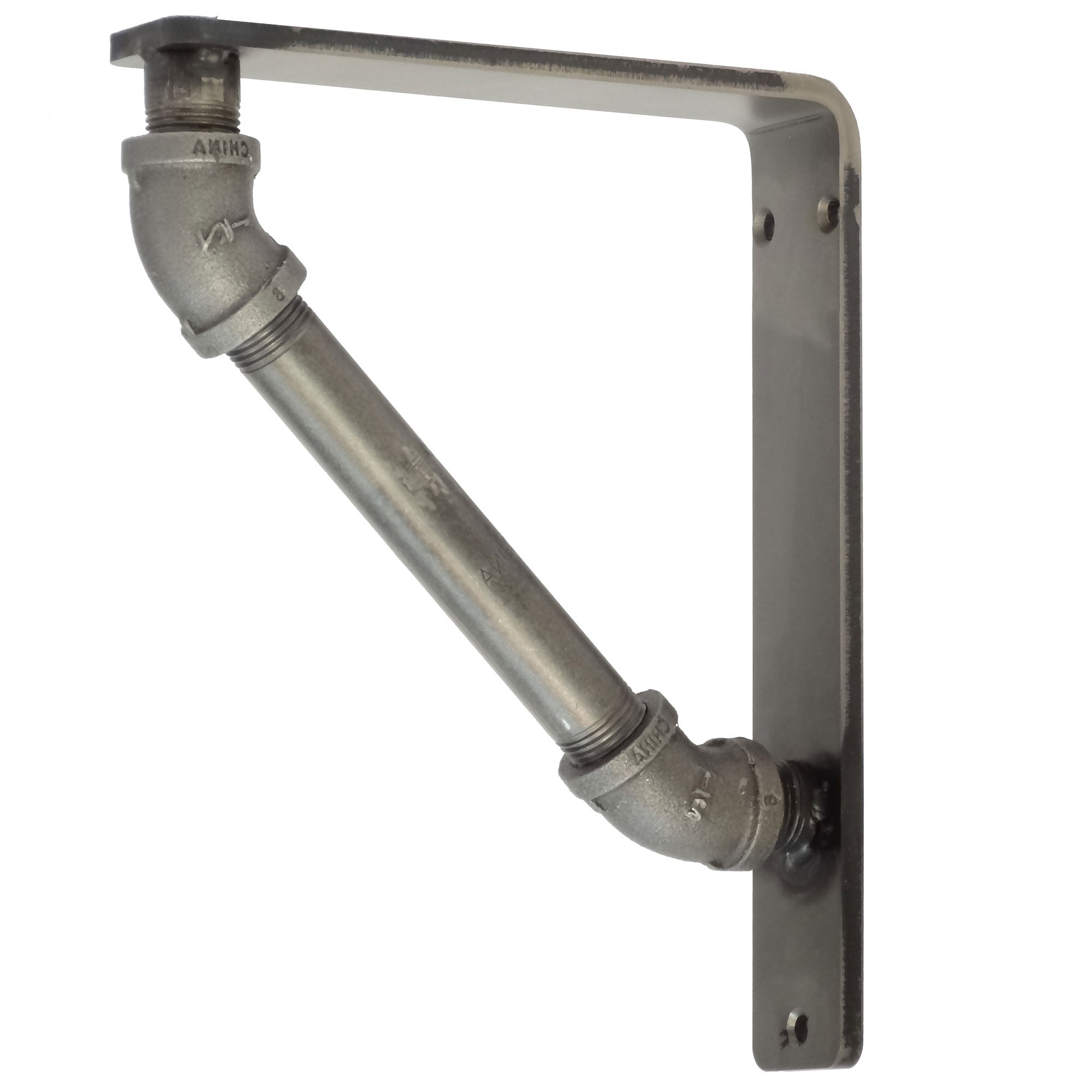 Pictured here is our 1.5inch wide Industrial Iron Shelf Bracket. This is the same bracket as our 1.5 Industrial Iron Corbel.