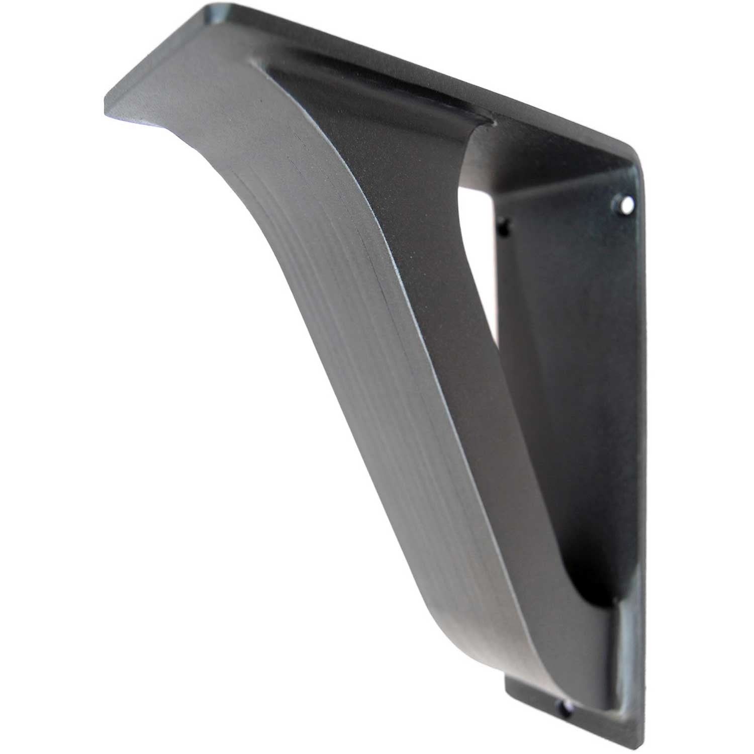 3inch wide Portland Iron Corbel with black iron finish, a countertop support bracket available in 2 bracket sizes